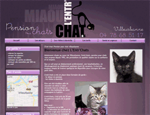 Tablet Screenshot of lentrechats.com